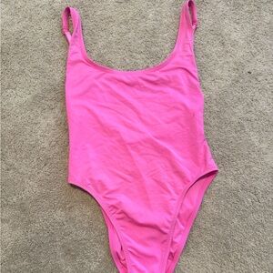 SKIMS Hot Pink One Piece Swimsuit